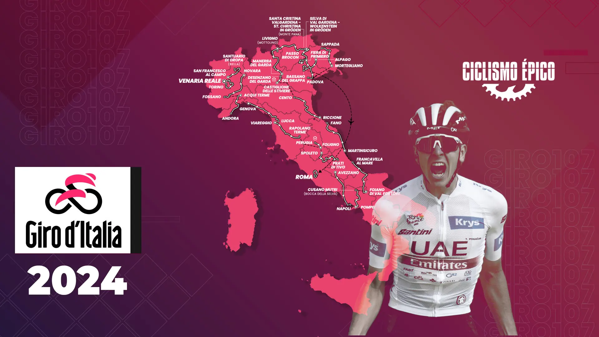 Giro Italia 2024: recorrido, etapas y perfiles, favoritos...