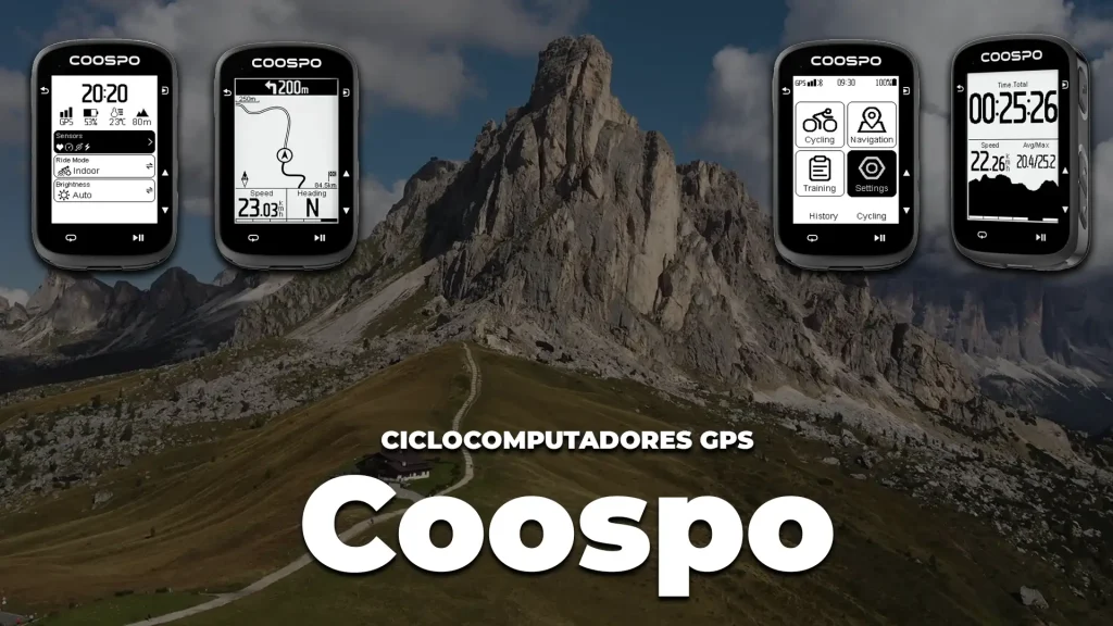 coospo ciclocomputadores gps bicicleta