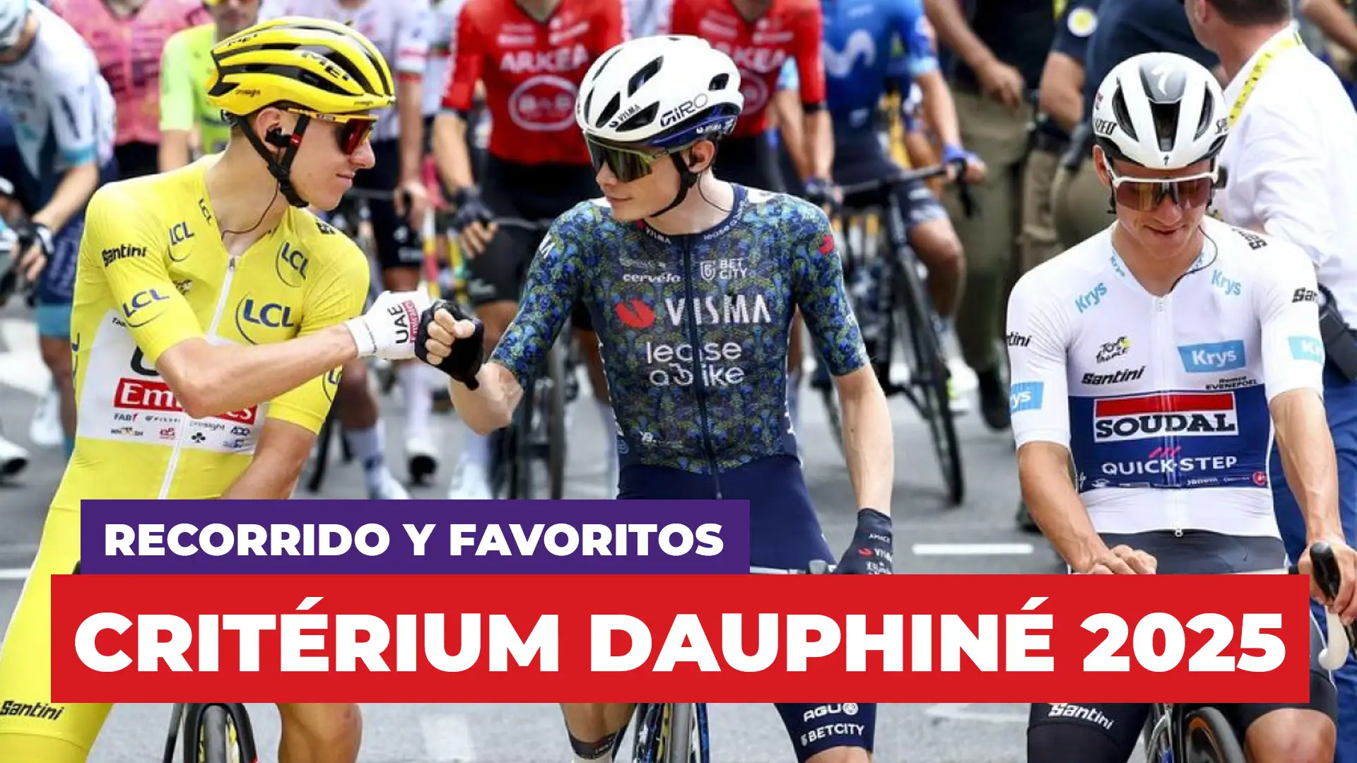 Criterium Dauphine 2025 Favoritos Recorrido
