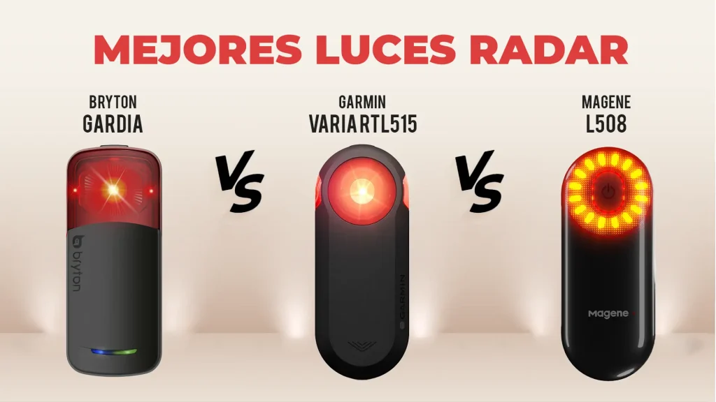 mejores luces radar ciclismo
