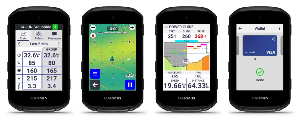 garmin edge 850 interfaz