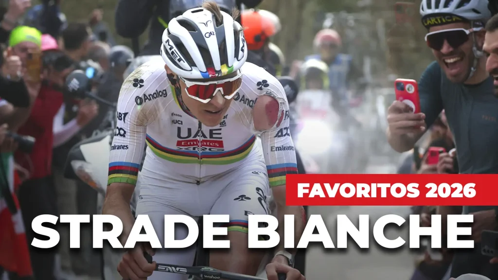 strade bianche 2026 favoritos y perfil